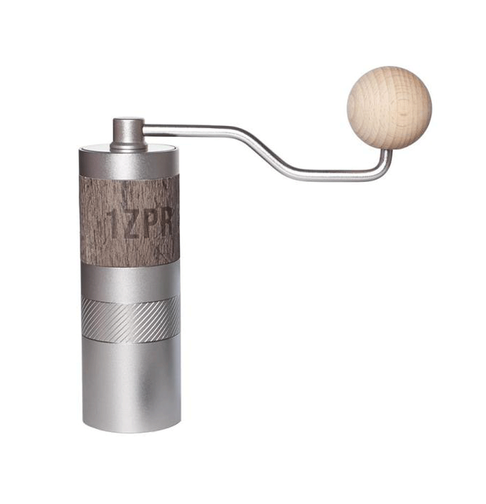 1zpresso Grinder Q2 - Light Gray, Brown